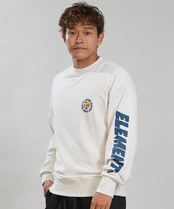 ELEMENT エレメント トレーナー スウェット メンズ 裏毛 TIGER CREW BG022P11