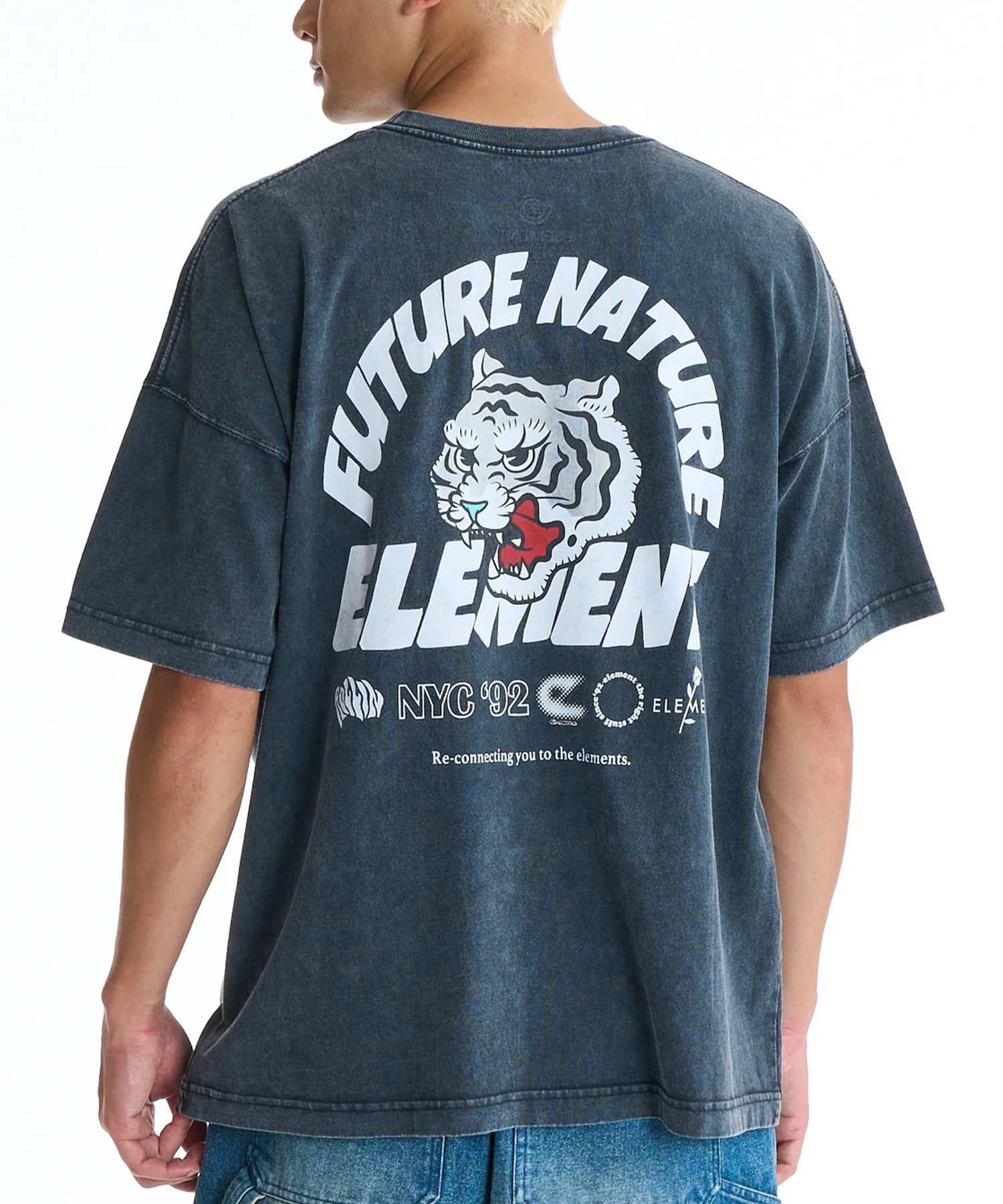 ELEMENT エレメント 半袖 Tシャツ メンズ バックプリント BG021204(RBK-M)