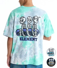 ELEMENT エレメント 半袖 Tシャツ メンズ バックプリント BG021212(WHT-M)