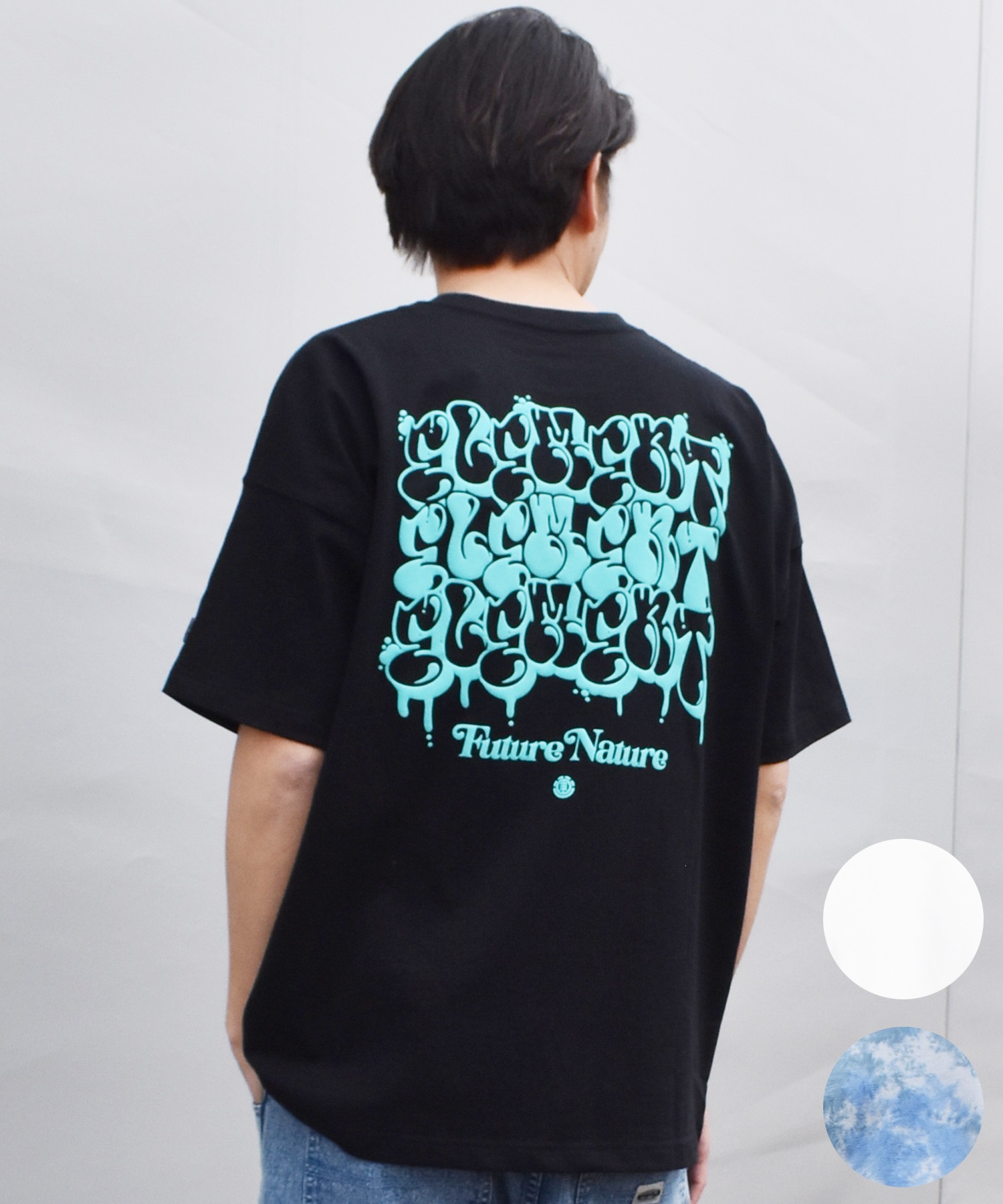 ELEMENT エレメント 半袖 Tシャツ メンズ バックプリント TAGGING 3 SS