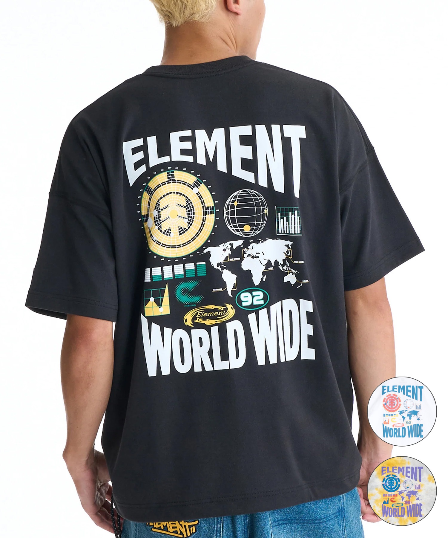 ELEMENT エレメント 半袖 Tシャツ メンズ ロゴ バックプリント 