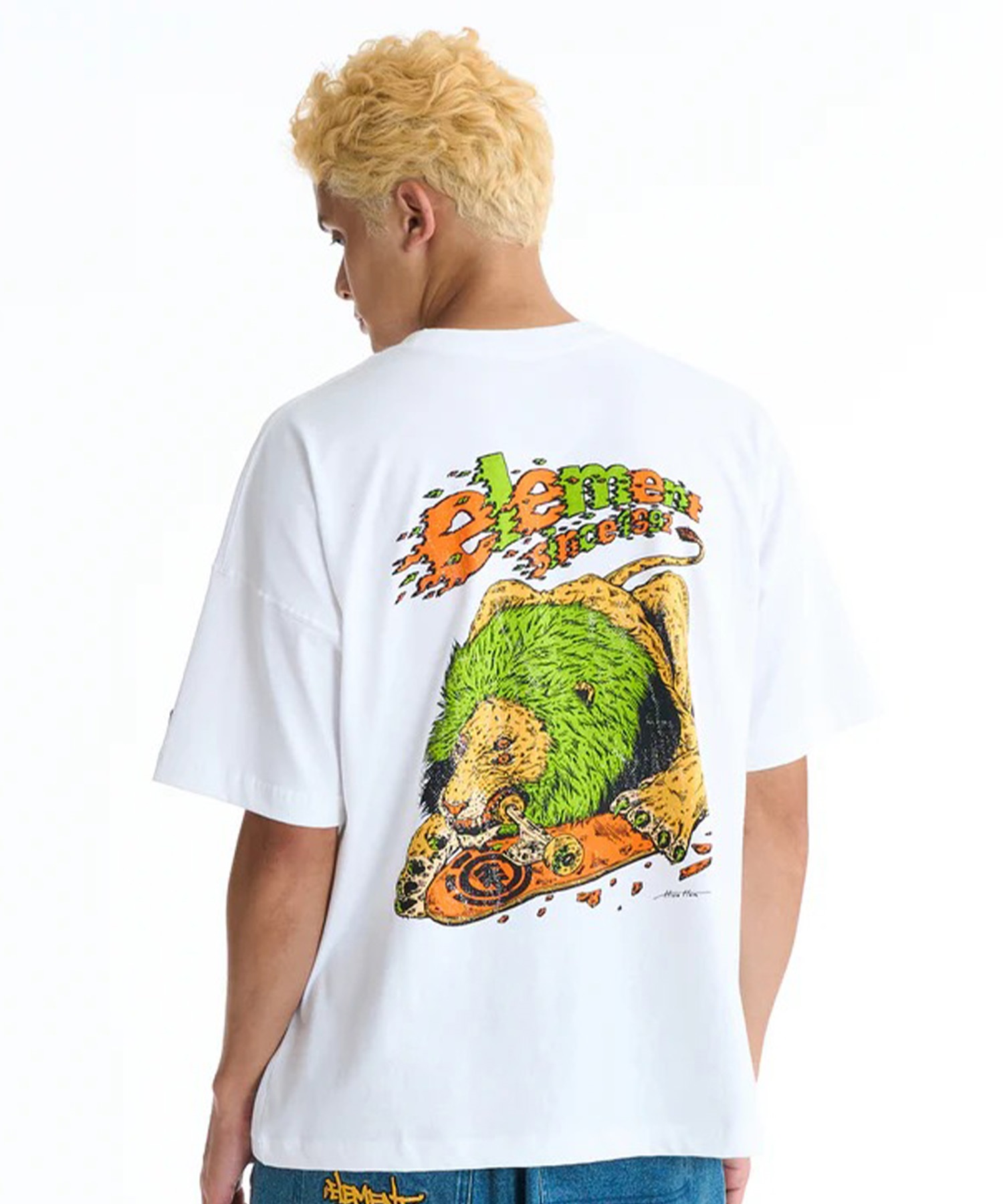 ELEMENT エレメント 半袖 Tシャツ メンズ バックプリント HIROTTON SS