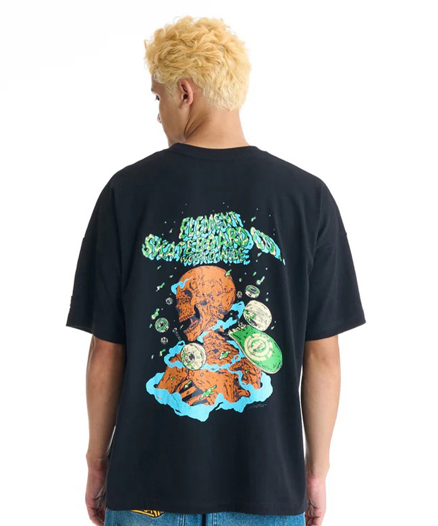 HIROTTON x BEAMS T 22SS 総柄シャツ XL ELEMENT エレメント 半袖 Tシャツ メンズ バックプリント HIROTTON SS