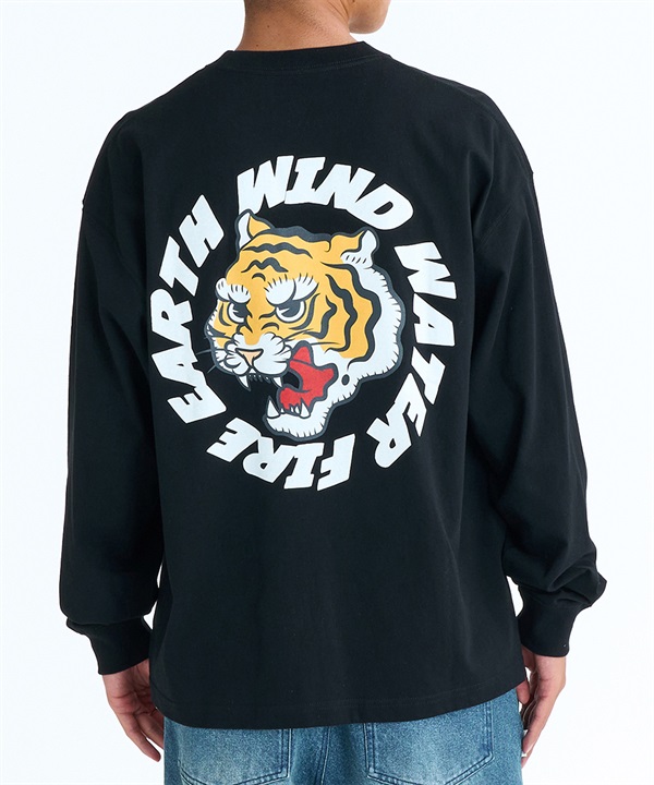 ELEMENT エレメント 長袖 Tシャツ ロンT メンズ バックプリント DOVE TIGER LS BG021050