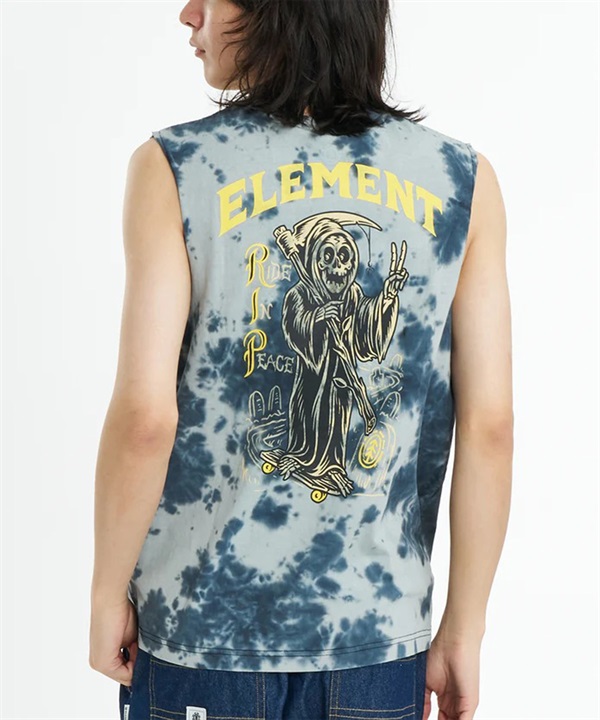 ELEMENT エレメント タンクトップ メンズ バックプリント TIMBER RIP NO SLEEVE BG021P02