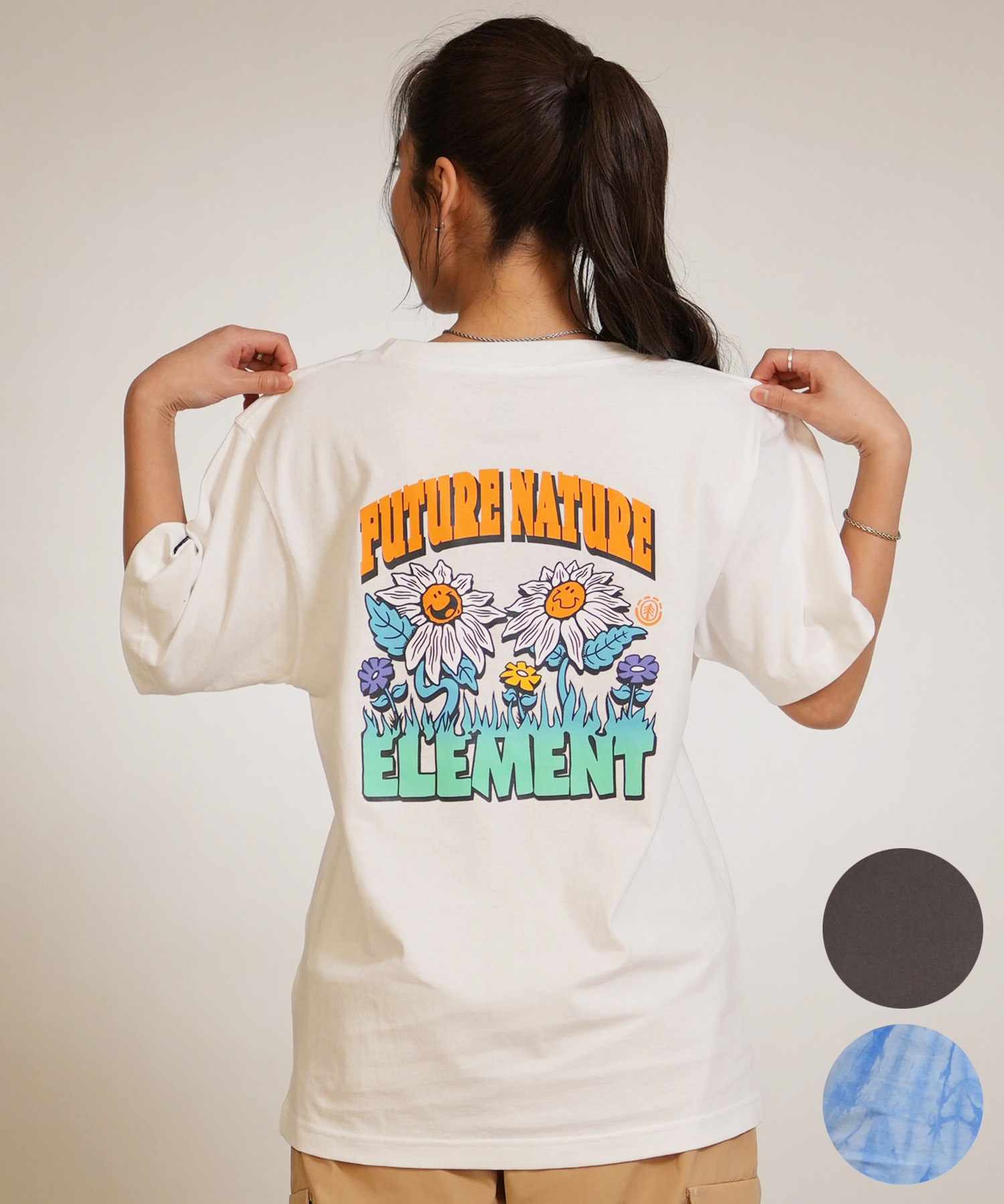 ELEMENT エレメント 半袖 Tシャツ レディース FLOWER SS W BG023P17(BSP-FREE)