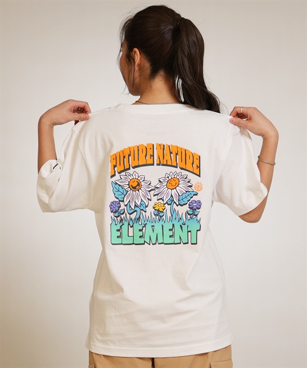 ELEMENT エレメント 半袖 Tシャツ レディース FLOWER SS W BG023P17