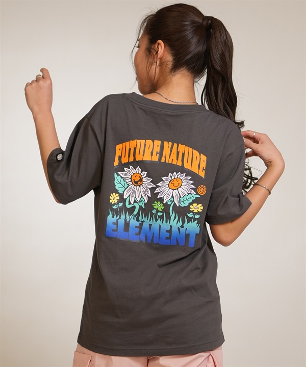 ELEMENT エレメント 半袖 Tシャツ レディース FLOWER SS W BG023P17