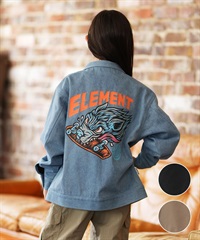 ELEMENT エレメント ジャケット キッズ ジュニア バックプリント DUTTY BUDDY JACKET YOUTH BG025761(FBK-140cm)