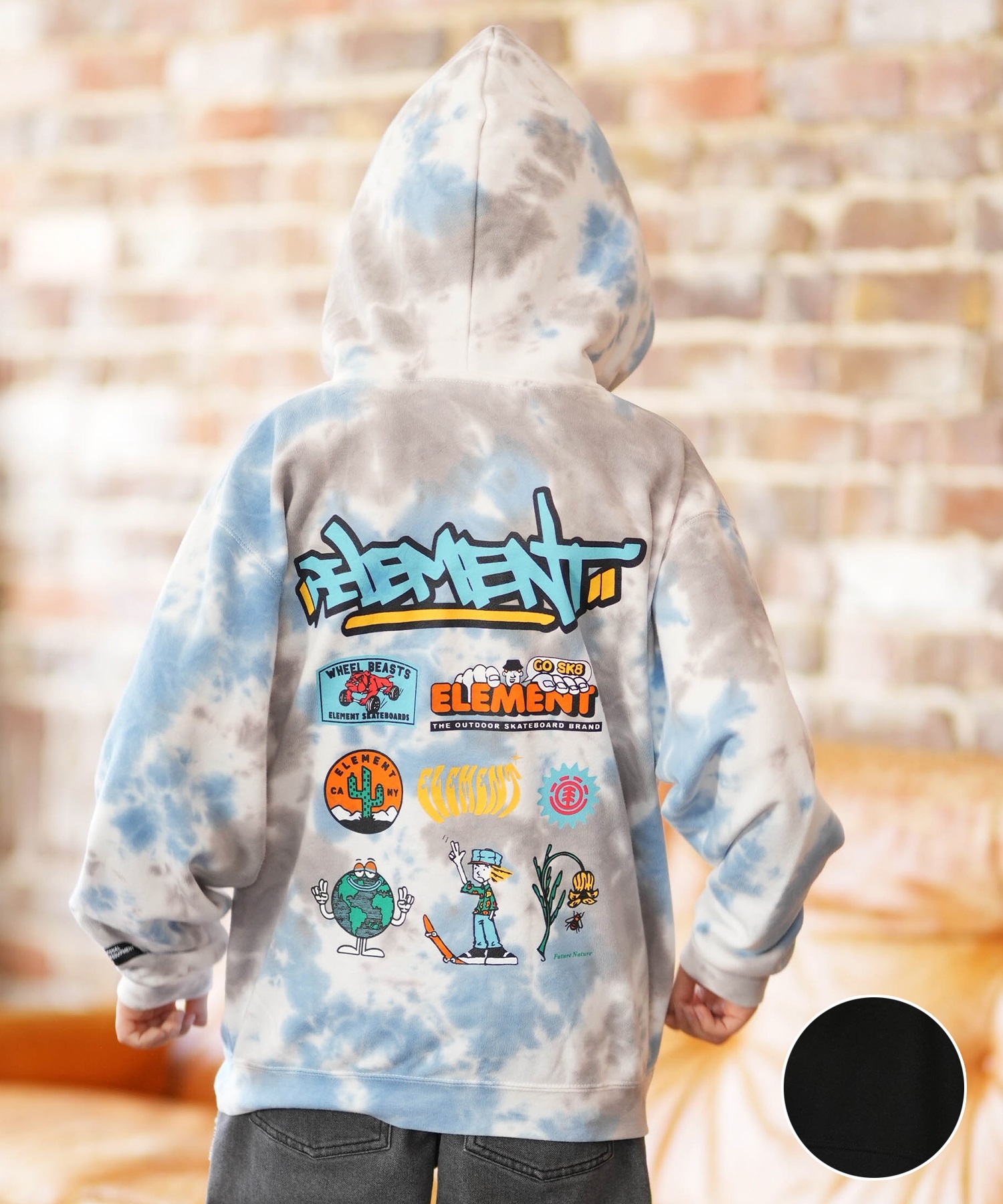 ELEMENT エレメント プルオーバー パーカー キッズ ジュニア バック 