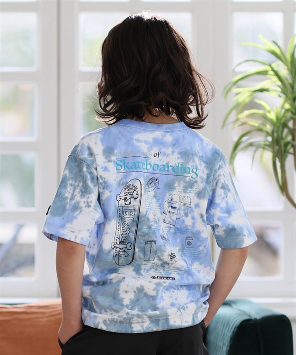 ELEMENT エレメント 半袖 Tシャツ キッズ バックプリント 10 ESSENTIALS SS Y BG025P12 ムラサキスポーツ限定