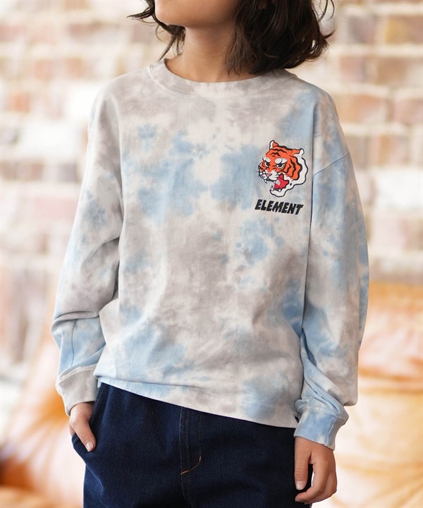 ELEMENT エレメント 長袖 Tシャツ ロンT キッズ ジュニア 子供 DOVE TIGER LS YOUTH BG025060