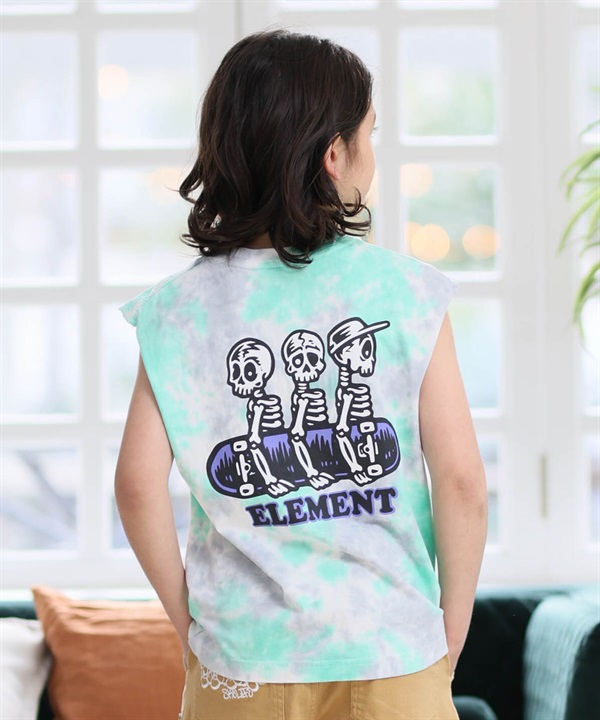 ELEMENT エレメント タンクトップ キッズ バックプリント TIMBER 3 NO SLEEVE Y BG025355
