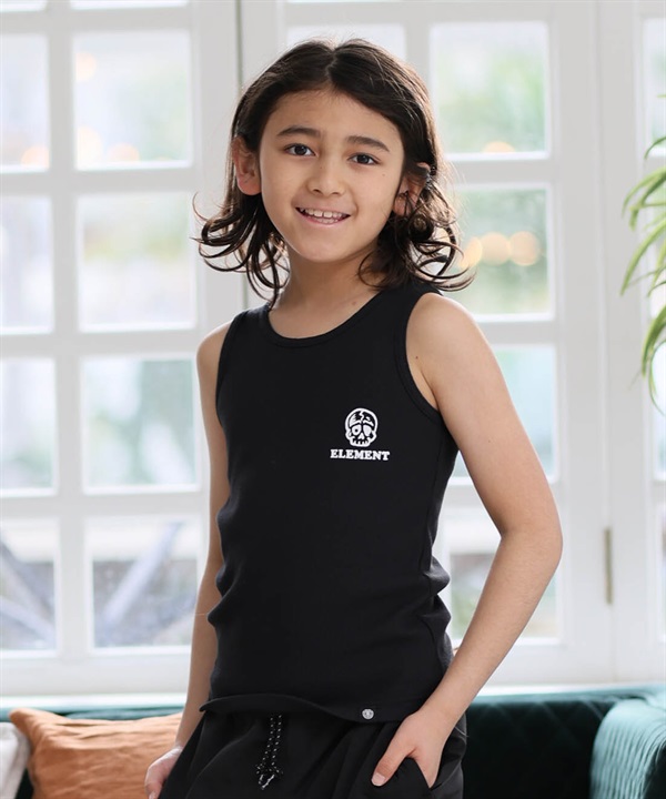 ELEMENT エレメント タンクトップ キッズ ジュニア 子供 LOGO TANKTOP Y BG025P13 ムラサキスポーツ限定