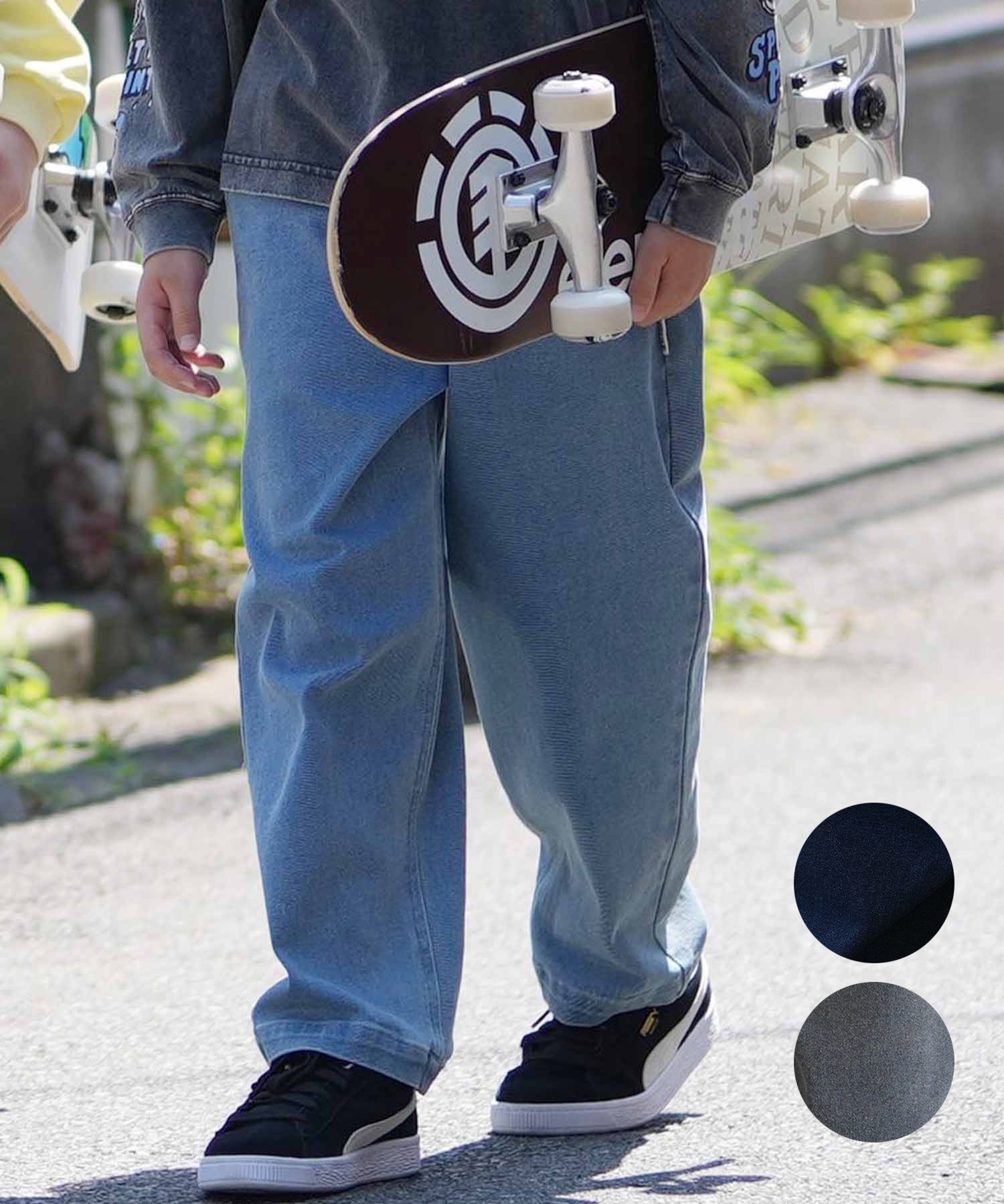 ELEMENT エレメント ロングパンツ キッズ 子供 ワイドシルエット SHOD