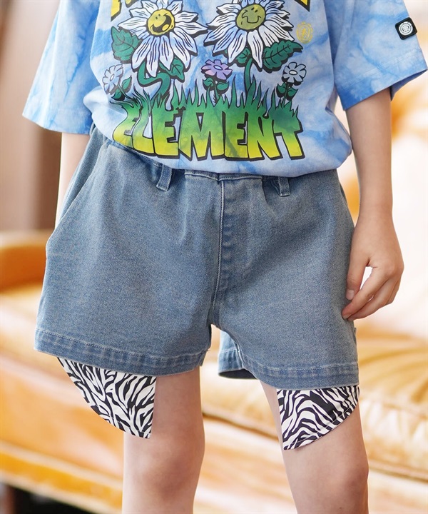 ELEMENT エレメント キッズ ジュニア 子供 ハーフパンツ ショートパンツ ロゴ BG025P05