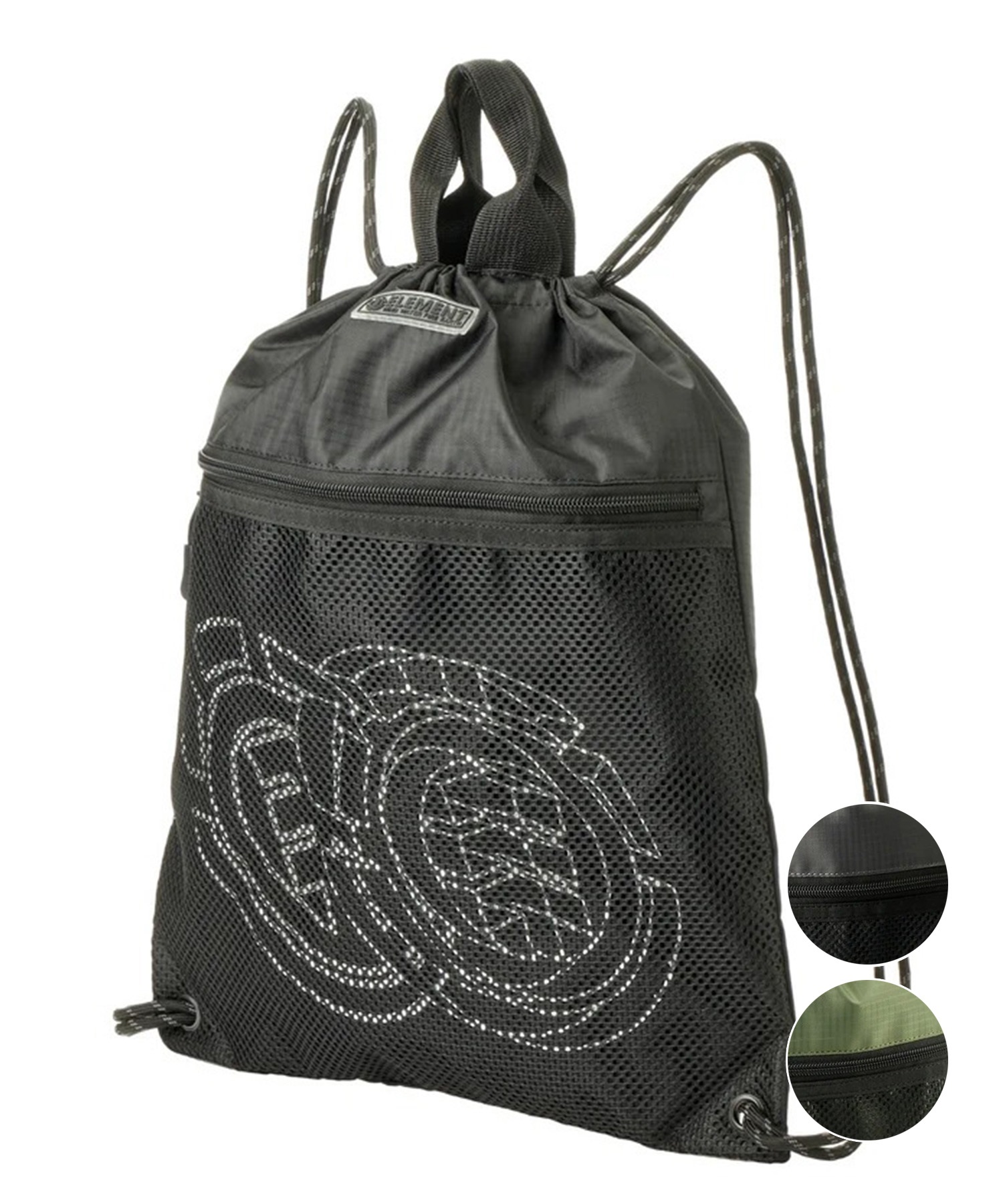 ELEMENT エレメント ナップサック 17L キッズ 子供 メッシュ NAPSAC Y
