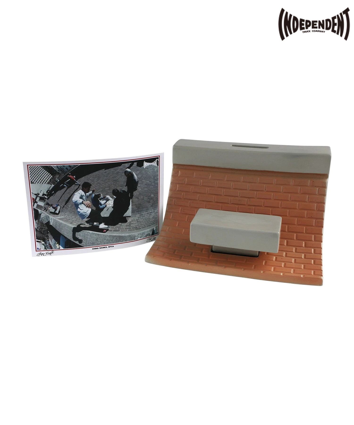 INDEPENDENT インディペンデント CHINA BANKS COIN BANK スケート