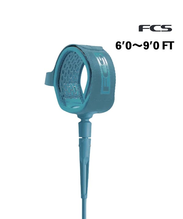 FCS エフシーエス ALL ROUND ESSENTIAL LEASH Tranquil Blue サーフィン リーシュコード ムラサキスポーツ