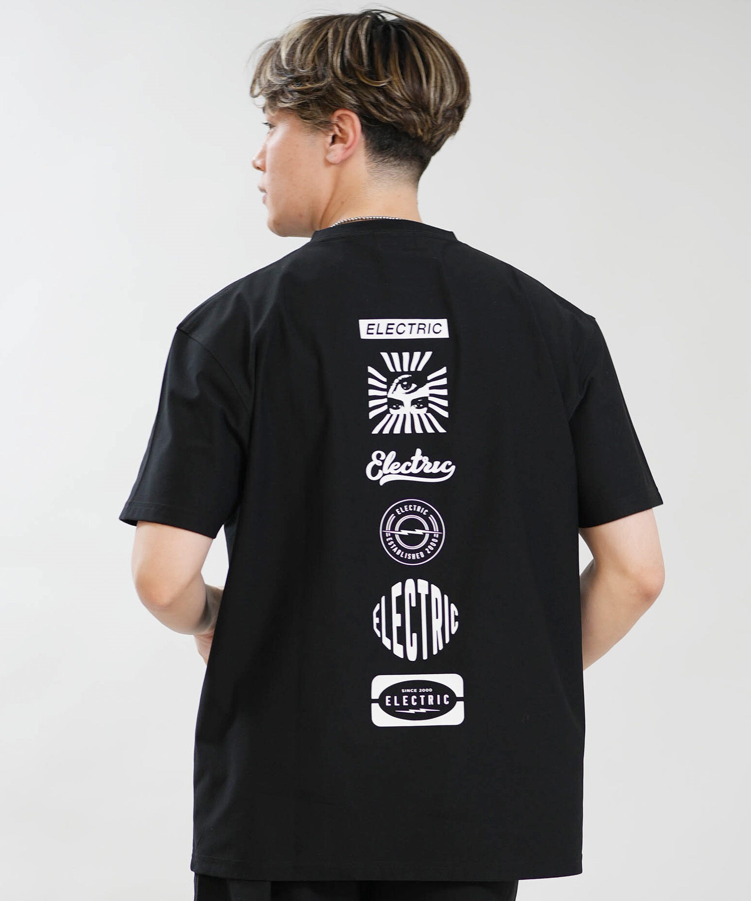 Electric エレクトリック 半袖 Tシャツ メンズ LOGOS DRY S S TEE