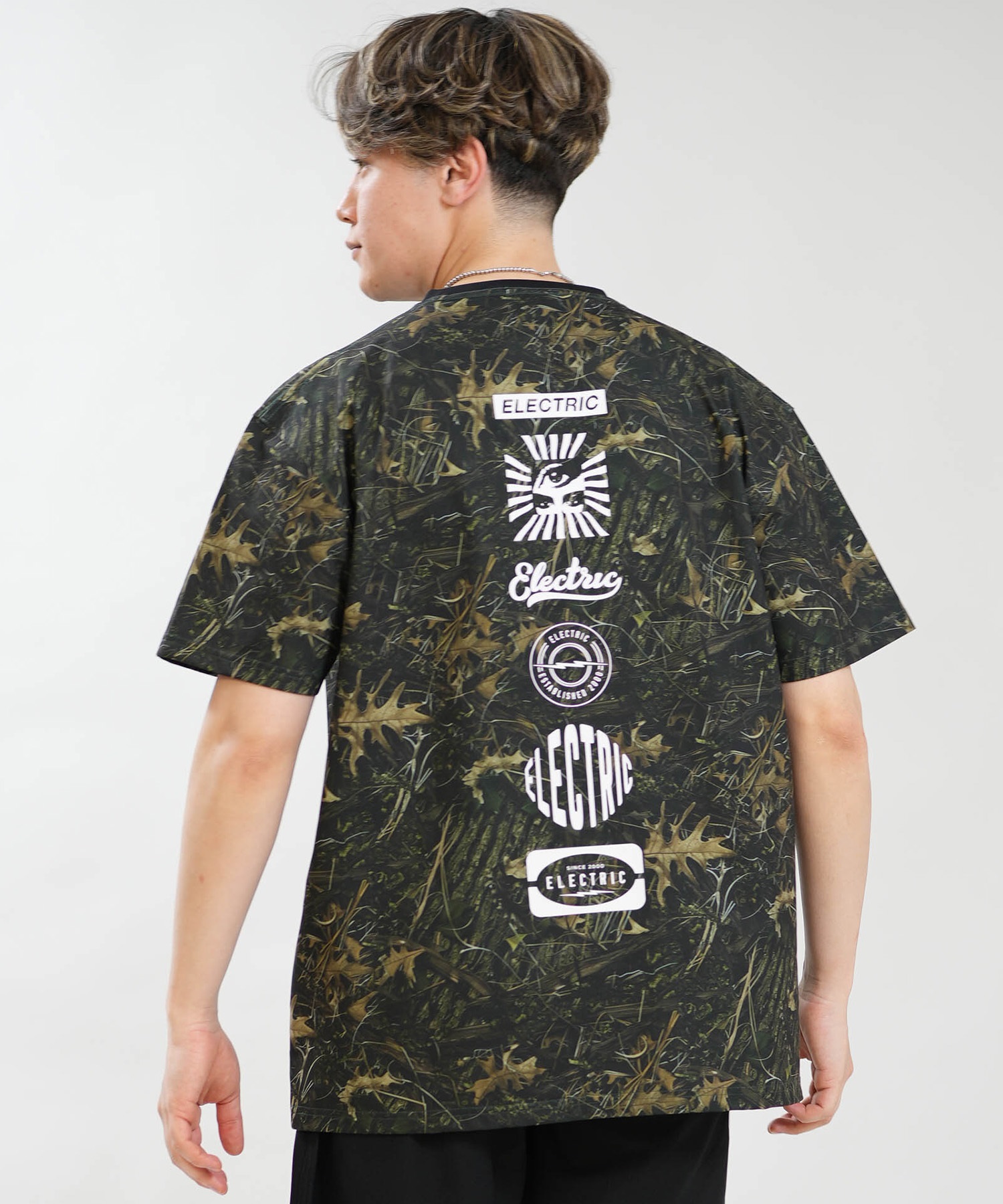 Electric エレクトリック 半袖 Tシャツ メンズ LOGOS DRY S S TEE