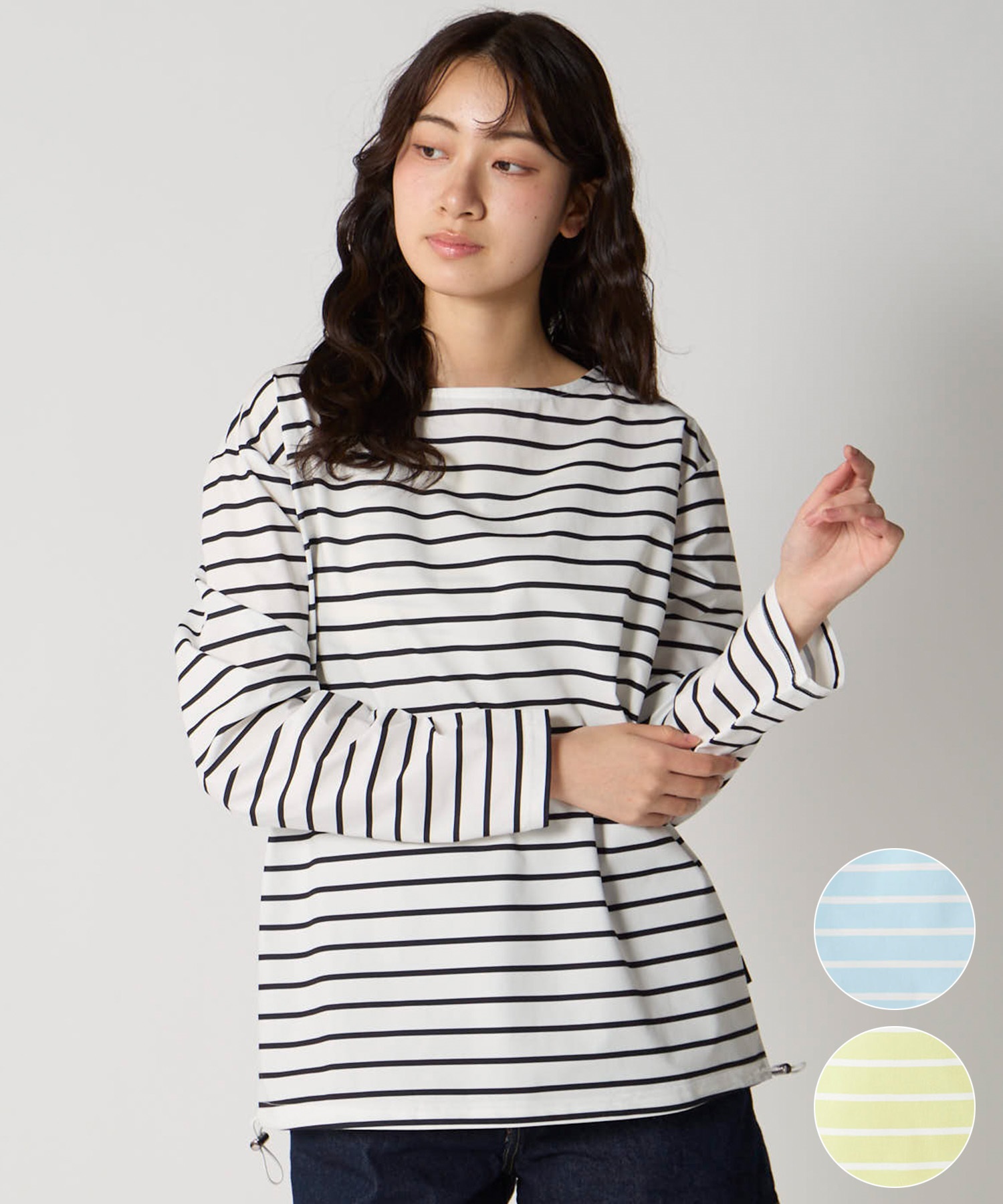 OP オーシャンパシフィック 水着 ラッシュガード 長袖 Tシャツ ロンT