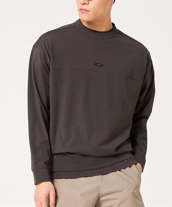 Oakley オークリー トレーナー スウェット メンズ 接触冷感 NEW RETRO FLEECE L S CREW 1.0 FOA408786