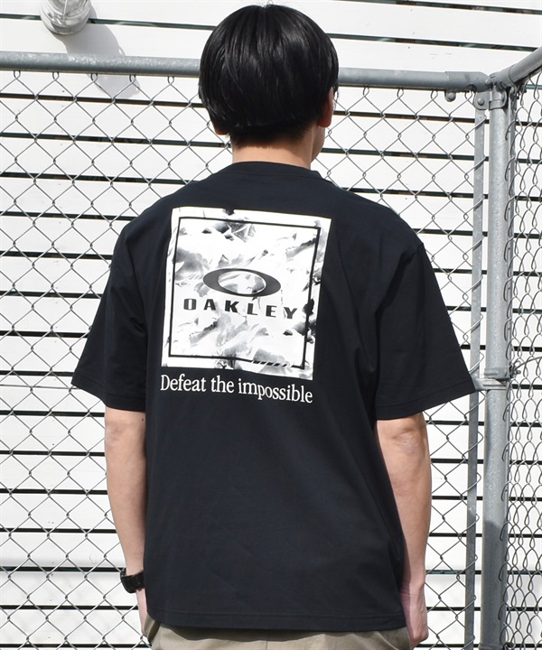 OAKLEY オークリー 半袖 Tシャツ メンズ バックプリント ロゴ O-TECH COLD COTTON TEE BP FOA408793