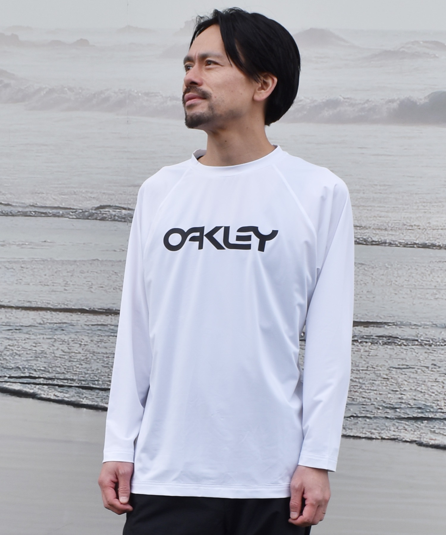 OAKLEY オークリー 水着 ラッシュガード 長袖 Tシャツ ロンT メンズ
