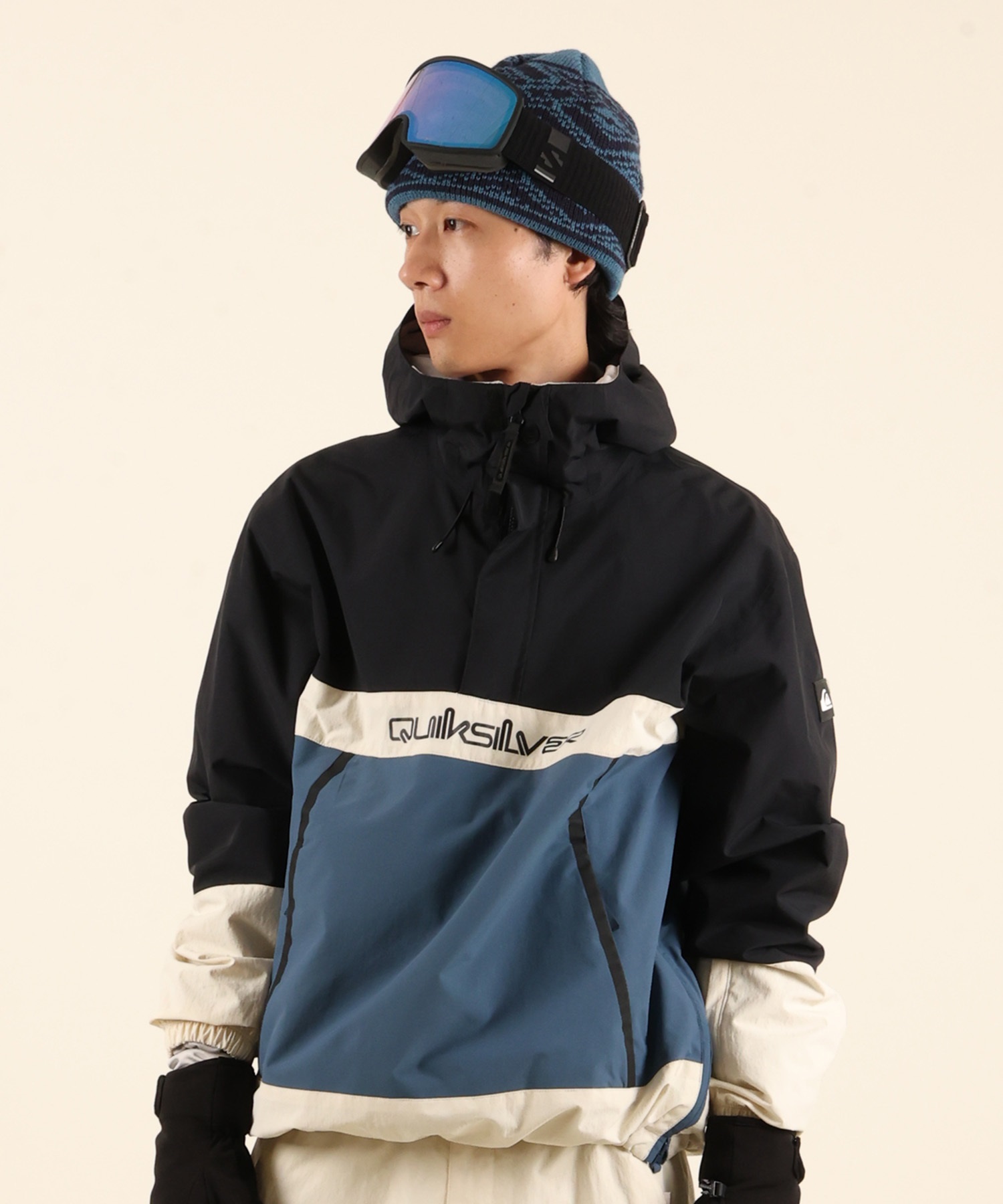 QUIKSILVER アノラック スノーボードウェア QUIKSILVER クイックシルバー アイコニック アノラック 10Kジャケット