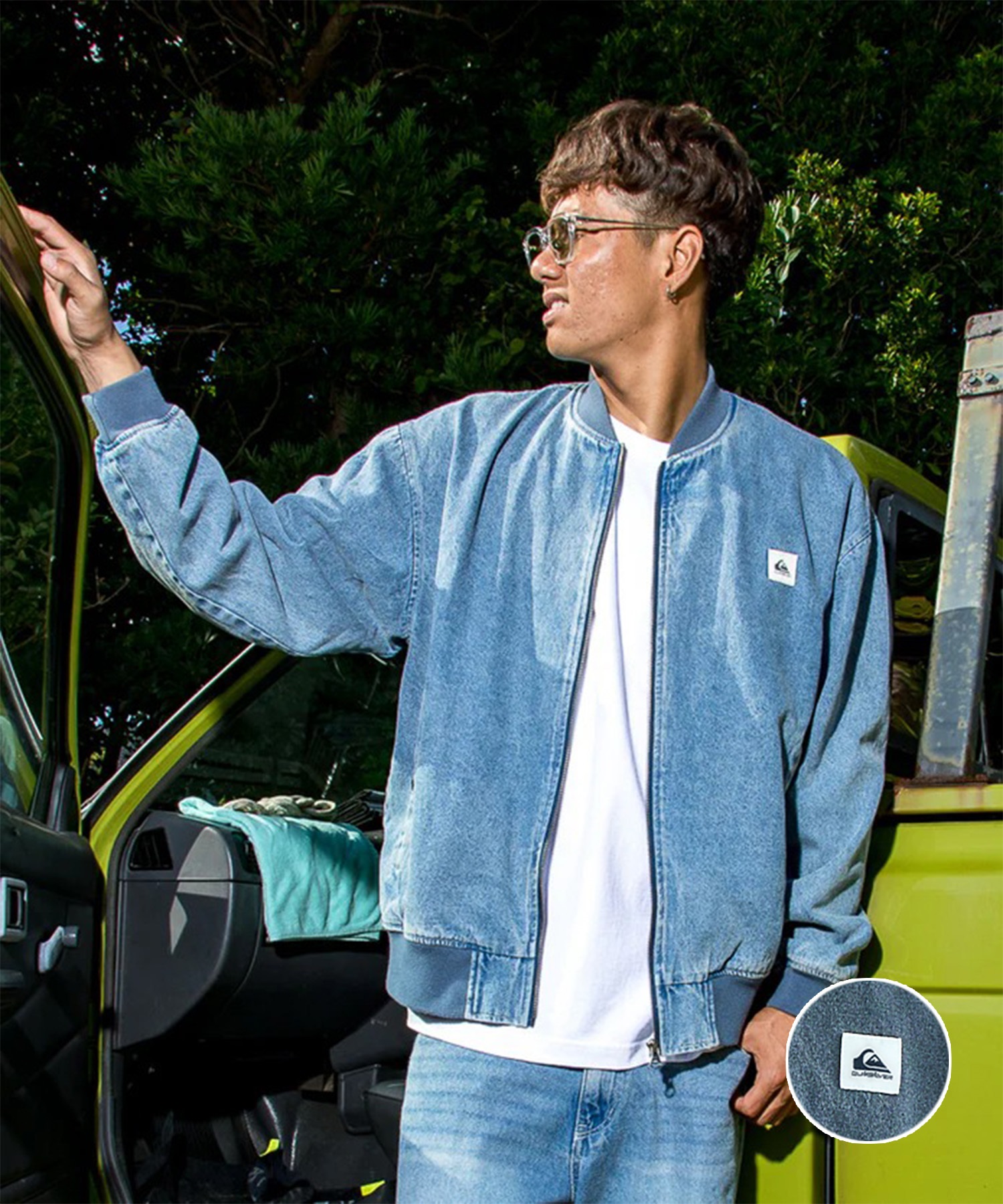 QUIKSILVER クイックシルバー ブルゾン メンズ デニムジャケット DENIM