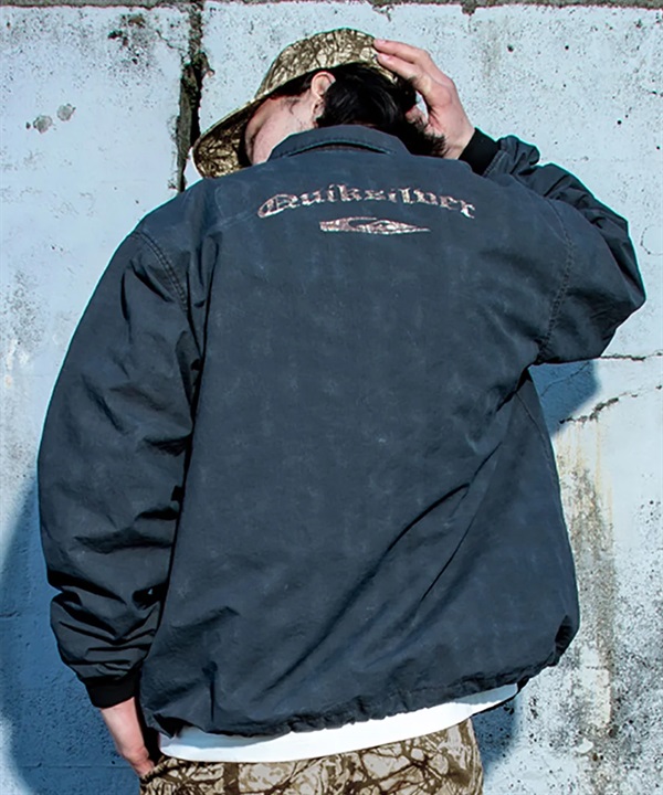 QUIKSILVER クイックシルバー コーチジャケット メンズ ロゴ バックプリント QJK264001