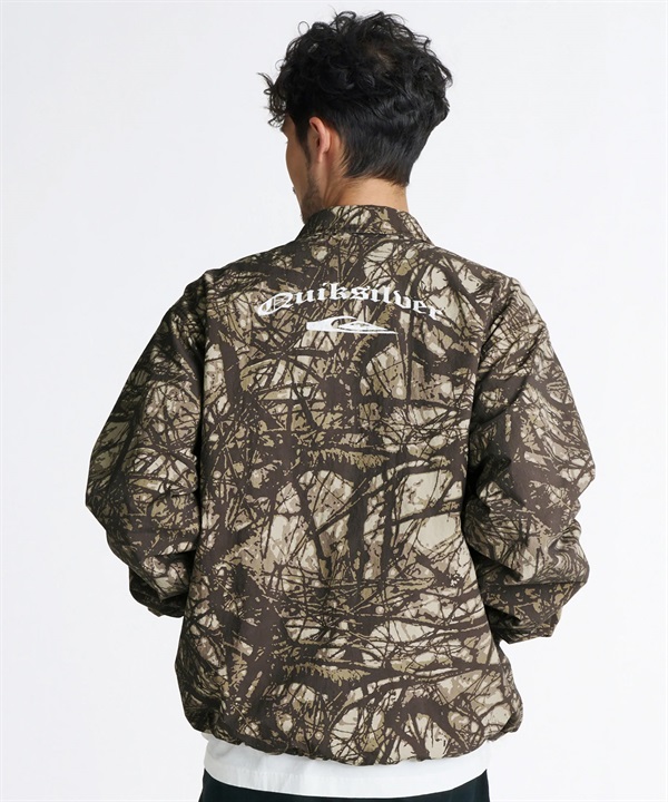 QUIKSILVER クイックシルバー コーチジャケット メンズ ロゴ バックプリント QJK264001