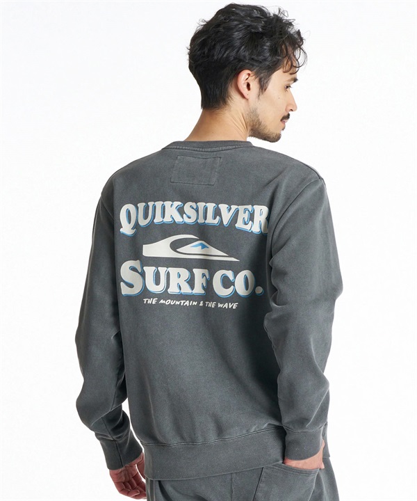 QUIKSILVER クイックシルバー トレーナー スウェット メンズ ロゴ バックプリント 裏毛 QPO264006