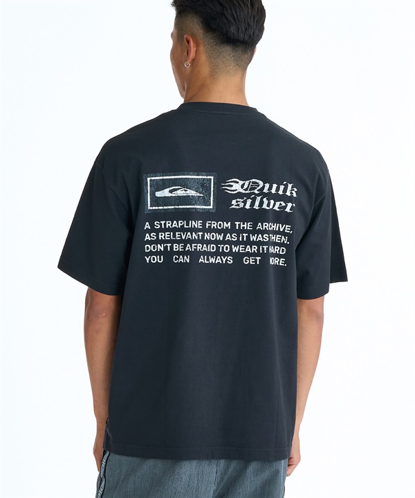 QUIKSILVER クイックシルバー 半袖 Tシャツ メンズ バックプリント BW MERCURY BOX ST QST261012