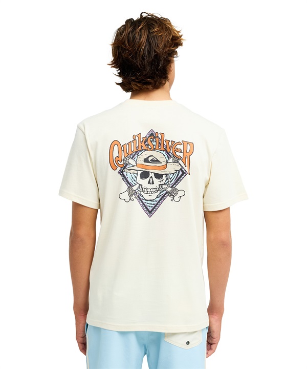QUIKSILVER クイックシルバー 半袖 Tシャツ メンズ コラボ ONE PIECE X QUIKSILVER PIRATES ISLAND SS EQYZT08508