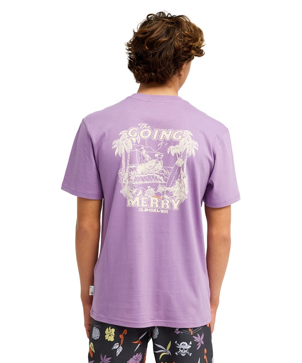 QUIKSILVER クイックシルバー  半袖 Tシャツ メンズ コラボ ONE PIECE X QUIKSILVER MERRY SS EQYZT08510(PLA0-S)