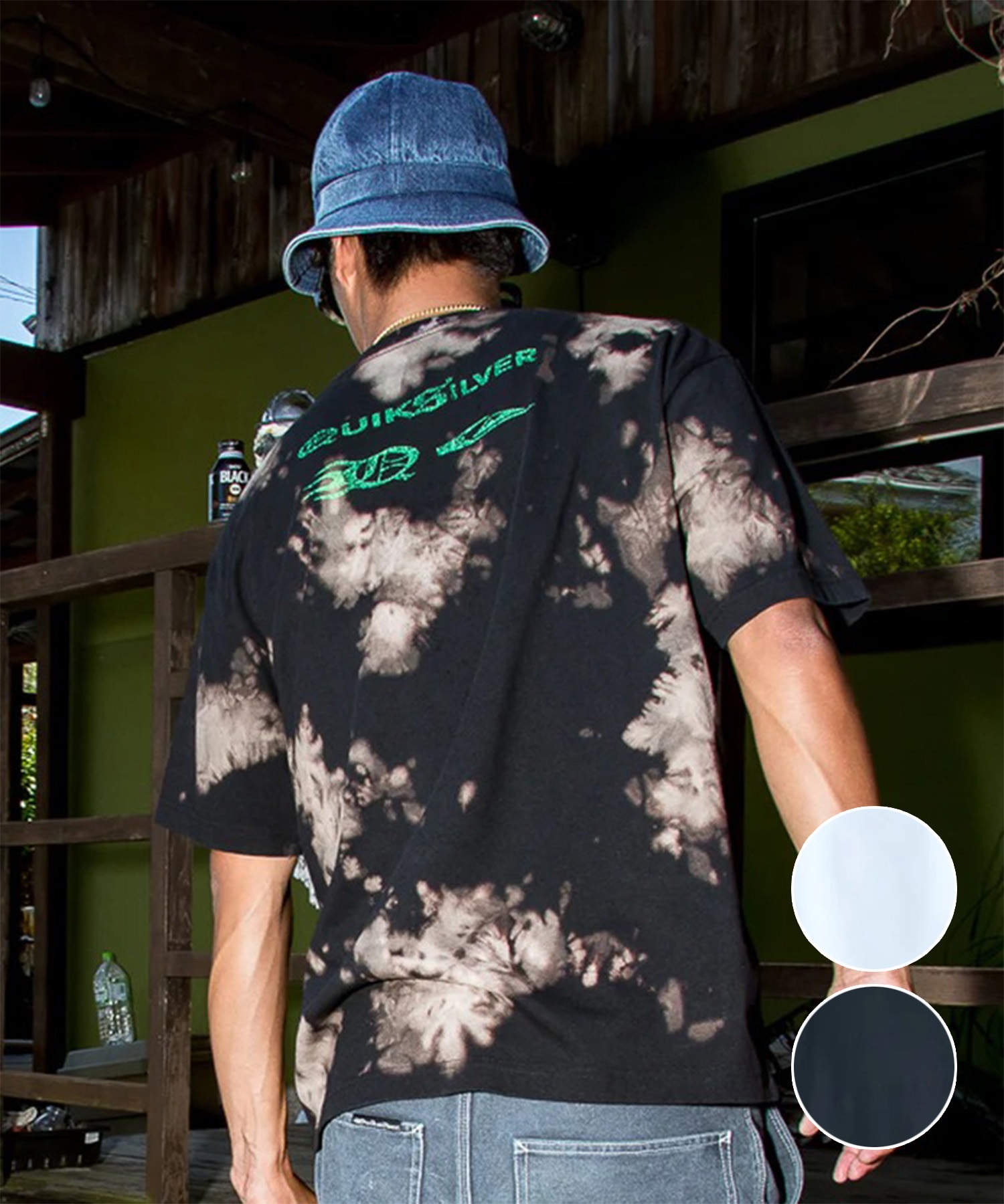 QUIKSILVER クイックシルバー 半袖 Tシャツ メンズ グラフィック BW