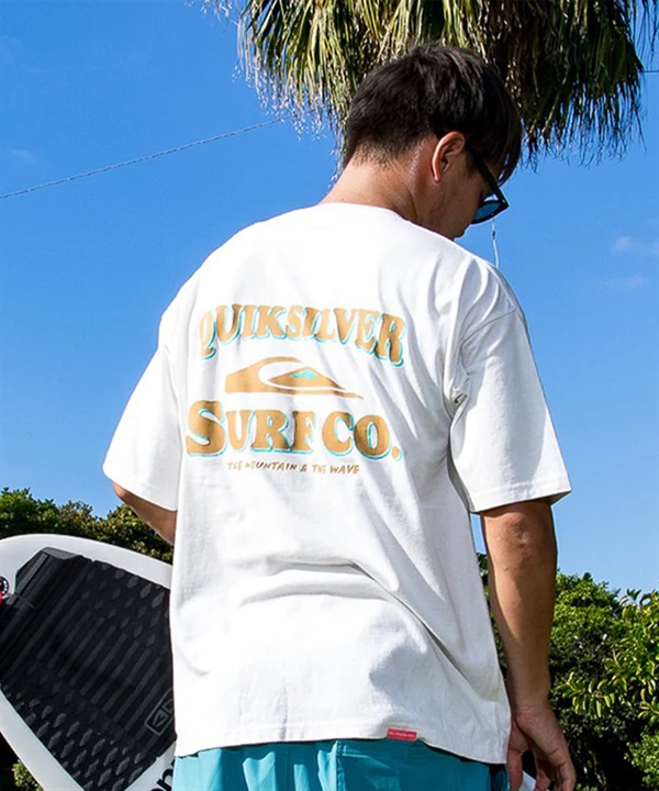 QUIKSILVER クイックシルバー 半袖 Tシャツ メンズ バックプリント SURF CO ST QST262005