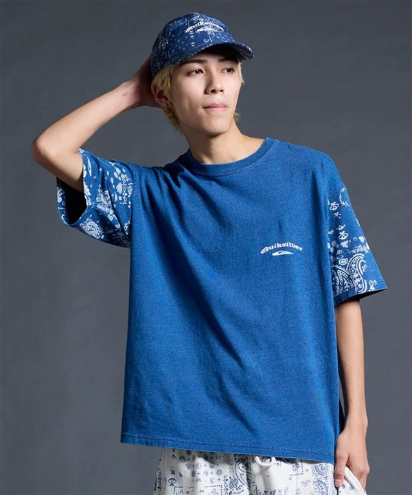 QUIKSILVER クイックシルバー 半袖 Tシャツ メンズ レディース ペイズリー柄 MERCURY PAISLEY SLEEVE ST QST262015