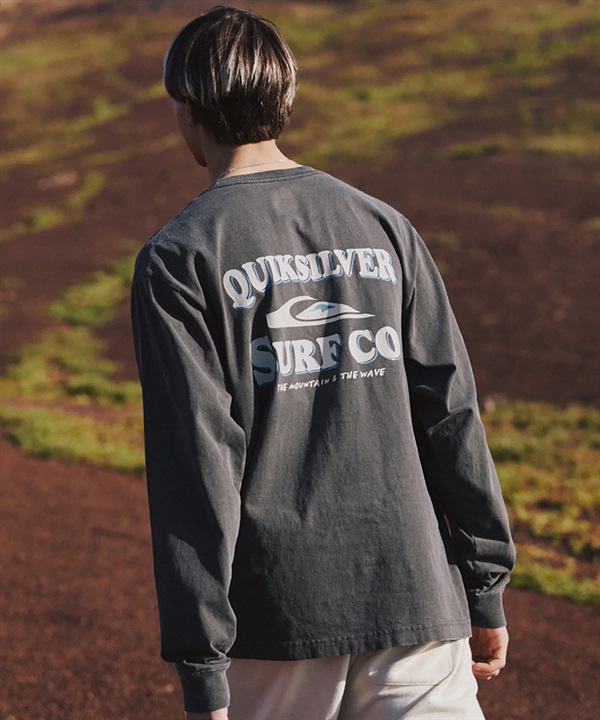 QUIKSILVER クイックシルバー 長袖 Tシャツ ロンT メンズ ロゴ バックプリント QLT264006