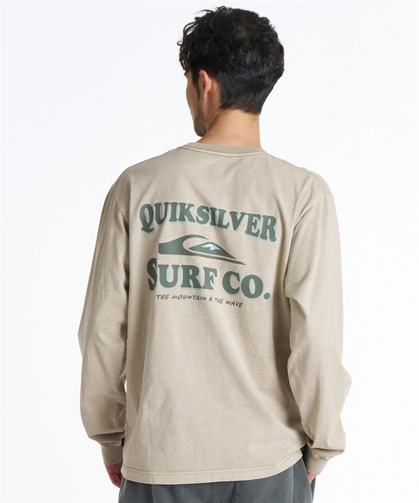 QUIKSILVER クイックシルバー 長袖 Tシャツ ロンT メンズ ロゴ バックプリント QLT264006