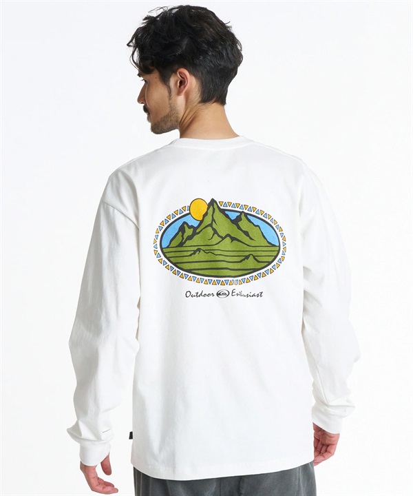 QUIKSILVER クイックシルバー 長袖 Tシャツ ロンT メンズ ロゴ バックプリント QLT264007
