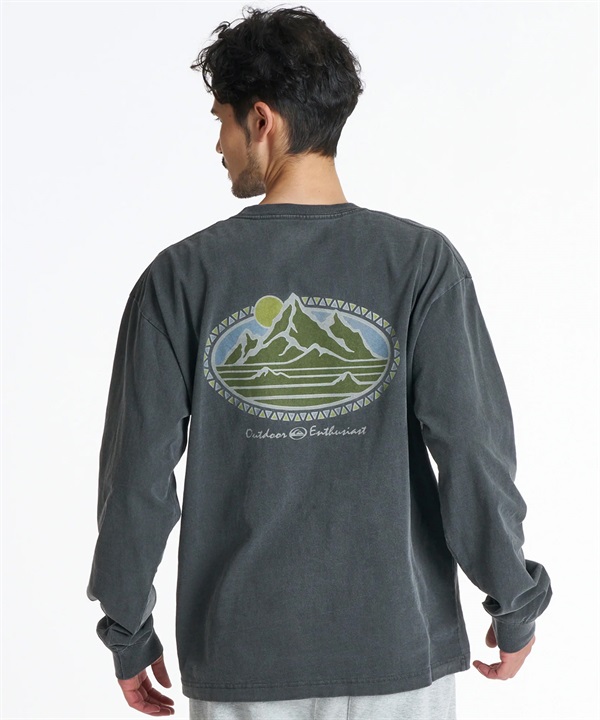 QUIKSILVER クイックシルバー 長袖 Tシャツ ロンT メンズ ロゴ バックプリント QLT264007