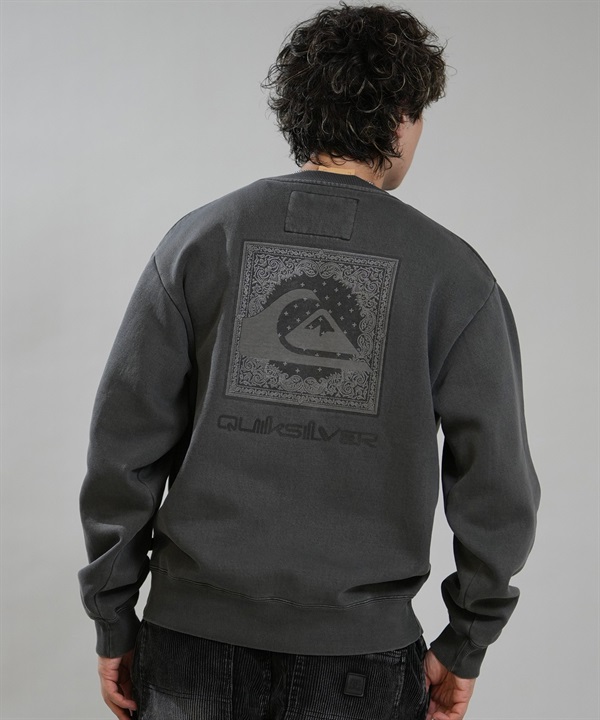 QUIKSILVER クイックシルバー トレーナー スウェット ロンT メンズ バックプリント QS BOX CREW 26FW QPO264602M ムラサキスポーツ限定