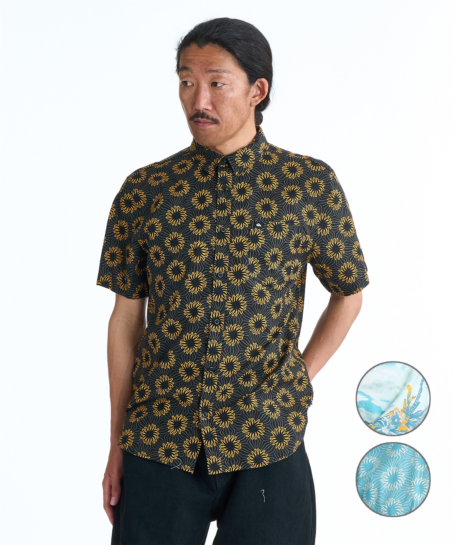 QUIKSILVER クイックシルバー 半袖 シャツ メンズ APERO CLASSIC SS