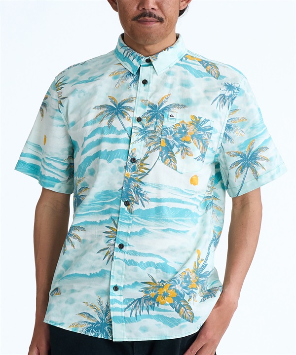 QUIKSILVER クイックシルバー 半袖 シャツ メンズ APERO CLASSIC SS 吸湿性 EQYWT04686