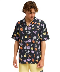 QUIKSILVER クイックシルバー 半袖 シャツ メンズ コラボ ONE PIECE X QUIKSILVER GOMU NO MI SHIRT EQYWT04717(PHM6-M)