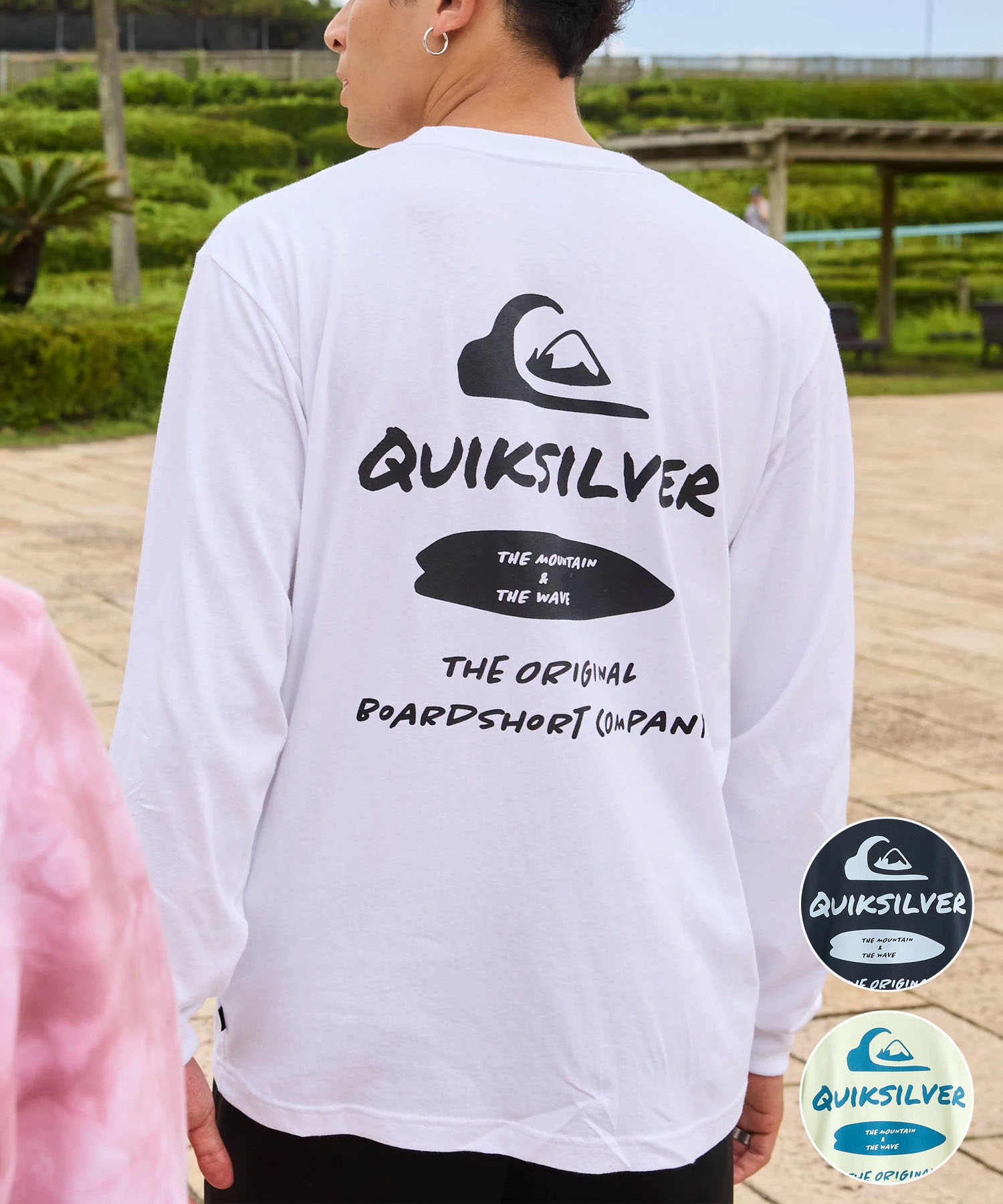 QUIKSILVER クイックシルバー 長袖 Tシャツ ロンT メンズ バックプリント NEW HD LT QLT261001(LYW-M)