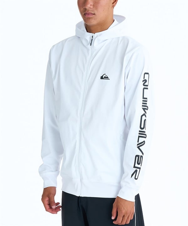 QUIKSILVER クイックシルバー 水着 ラッシュガード ジップアップ パーカー メンズ UVカット 接触冷感 速乾 水陸両用 QLY261009